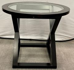 Hollywood Regency Style X Base Center or End Table - 2972211