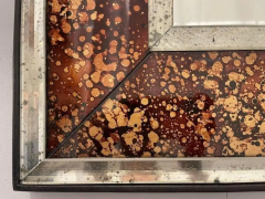 Hollywood Regency Tortoise Shell Wall Console over the Mantle Mirror - 2488929