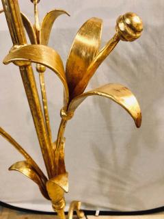 Hollywood Regency Tulip Form Solid Bronze Floor Standing or Tall Lamp - 1265547