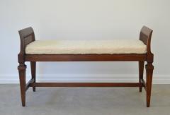 Hollywood Regency Upholstered Wooden Bench - 2799943