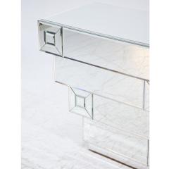 Hollywood Regency style Mirrored Chest Italy Late 20th Century - 3557113