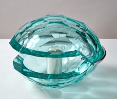 Honeycomb Faceted Table Lamp Italy 1970s - 4515415