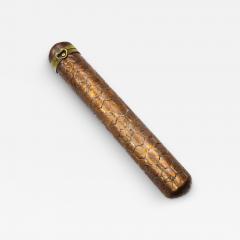 Honeycombed Lincoln Penny Cigar Holder - 3689211