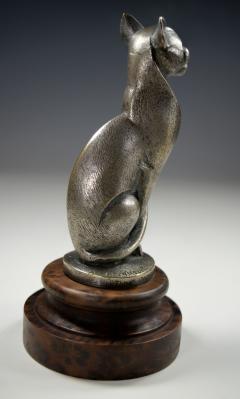 Hood Ornament Mascot Bronze Sculpture of a Cat Paris France 1930 - 3321422