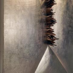 Hoon Moreau MEMORY OF THE FUTURE T4 T5 Diptych of uniques wall sculptures in wood - 4200269