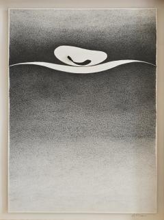 Hoon Moreau SPACE TIME 9 Drawing on paper with coal - 4204032