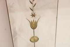 Horizontal Modernist Wall Mirror Italy 1960s - 3599867