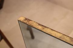 Horizontal Modernist Wall Mirror Italy 1960s - 3599871