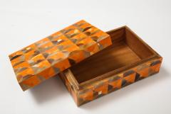 Horn Orange Bone Geometric Box - 2160529