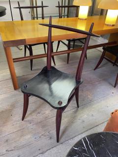 Horn shaped awesome set of eight dinning chairs - 2142358