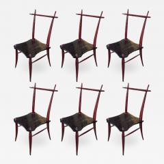 Horn shaped awesome set of eight dinning chairs - 2144743