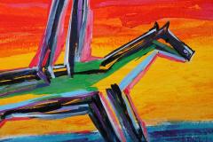 Horse Rider Seeking Beyond - 1801938