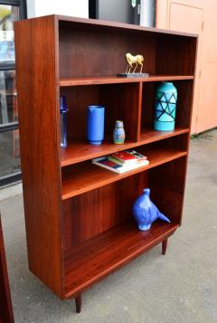 Hot Rosewood Book Case Shelf w Angled Base Conical Legs 1 of 3 - 2512657