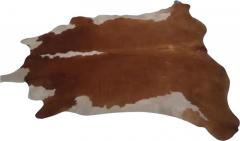 Houston Livestock Show and Rodeo Brown and White Cowhide - 3823956