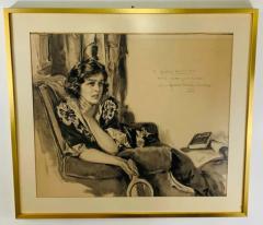 Howard Chandler Christy Howard Chandler Christy Portrait of a Woman 1940 signed dated and Framed - 2872982