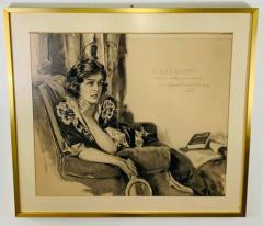 Howard Chandler Christy Howard Chandler Christy Portrait of a Woman 1940 signed dated and Framed - 2872983