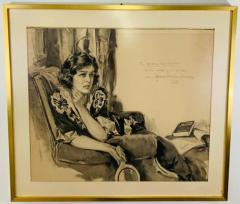 Howard Chandler Christy Howard Chandler Christy Portrait of a Woman 1940 signed dated and Framed - 2872984