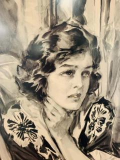 Howard Chandler Christy Howard Chandler Christy Portrait of a Woman 1940 signed dated and Framed - 2872989
