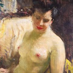 Howard Chandler Christy RECLINING NUDE by Howard Chandler Christy Oil on canvas Framed - 4525397