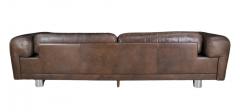 Howard Keith 1970s Howard Keith leather Diplomat sofa UK - 3470816