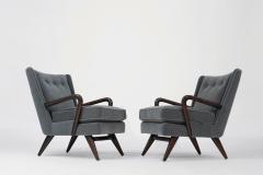 Howard Keith Bambino Lounge Chairs in Mohair England C 1950s - 3874497