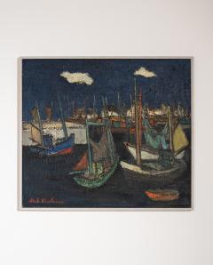 Hubert Henri de Vries Hubert Henri de Vries Boats in the harbor - 4447341