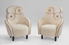 Hubert Le Gall Pair of Maxou Chair Hubert LE GALL - 2253744