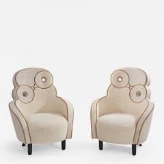 Hubert Le Gall Pair of Maxou Chair Hubert LE GALL - 2256743