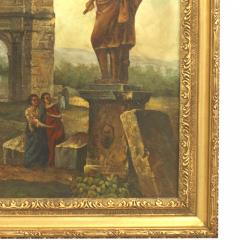 Hubert Robert Italian Neo Classic Landscape of Ancient Ruins - 4634742