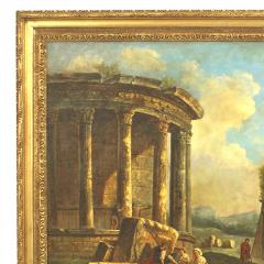 Hubert Robert Italian Neo Classic Landscape of Ancient Ruins - 4634745