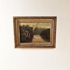 Hudson River School River Scene in Original Frame circa 1860 - 3262045