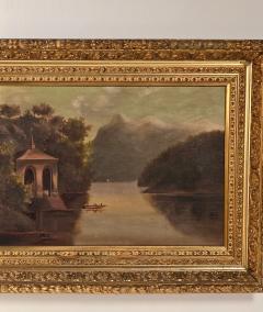 Hudson River School River Scene in Original Frame circa 1860 - 3262048