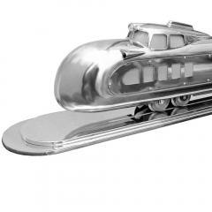 Huge 3 Car 1933 Light Up Aluminum Streamline Train - 185164