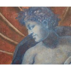 Huge Antique Neoclassical Roman Portrait Oil Painting - 4663957