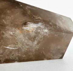 Huge Brazilian Golden Rutile Smoky Quartz Weighs 29 lbs Double Terminated Point - 4214889