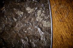 Huge Brutalist coffee Table with Slate top France 1960s - 3576312