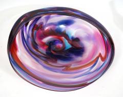 Huge David Goldhagen Monumental David Goldhagen Blown Art Glass Centerpiece Bowl - 4372008