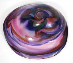 Huge David Goldhagen Monumental David Goldhagen Blown Art Glass Centerpiece Bowl - 4372014