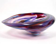 Huge David Goldhagen Monumental David Goldhagen Blown Art Glass Centerpiece Bowl - 4372280