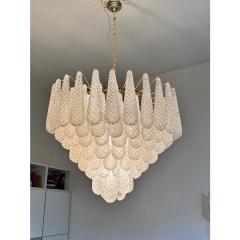 Huge Italian Conchiglie Murano Glass Gold Chandelier - 4476266