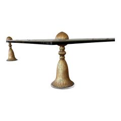 Huge Mid Century Modern 6 by 7 Tassel Cocktail Table - 4239735
