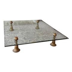 Huge Mid Century Modern 6 by 7 Tassel Cocktail Table - 4239785