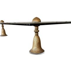 Huge Mid Century Modern 6 by 7 Tassel Cocktail Table - 4239789