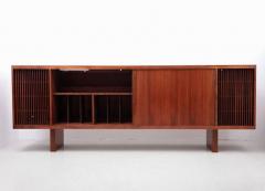 Huge Mid Century Studio Hifi Phono Credenza in Walnut USA 1960s - 564819