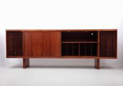 Huge Mid Century Studio Hifi Phono Credenza in Walnut USA 1960s - 564820