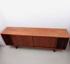Huge Mid Century Studio Hifi Phono Credenza in Walnut USA 1960s - 564823
