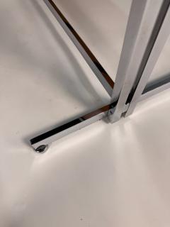 Hugh Acton Rare Hugh Acton Rosewood Chrome Executive Desk - 4375290