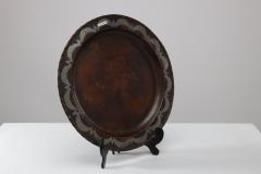 Hugh Wallis Hugh Wallis An Arts Crafts Hand Formed Round Copper Plate - 4188185
