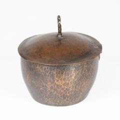 Hugh Wallis Hugh Wallis An Arts Crafts Hand Hammered Copper Pot Lid - 4188191