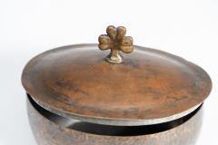 Hugh Wallis Hugh Wallis An Arts Crafts Hand Hammered Copper Pot Lid - 4188195